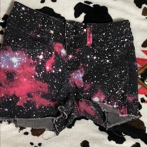 Galaxy Print Women’s Shorts